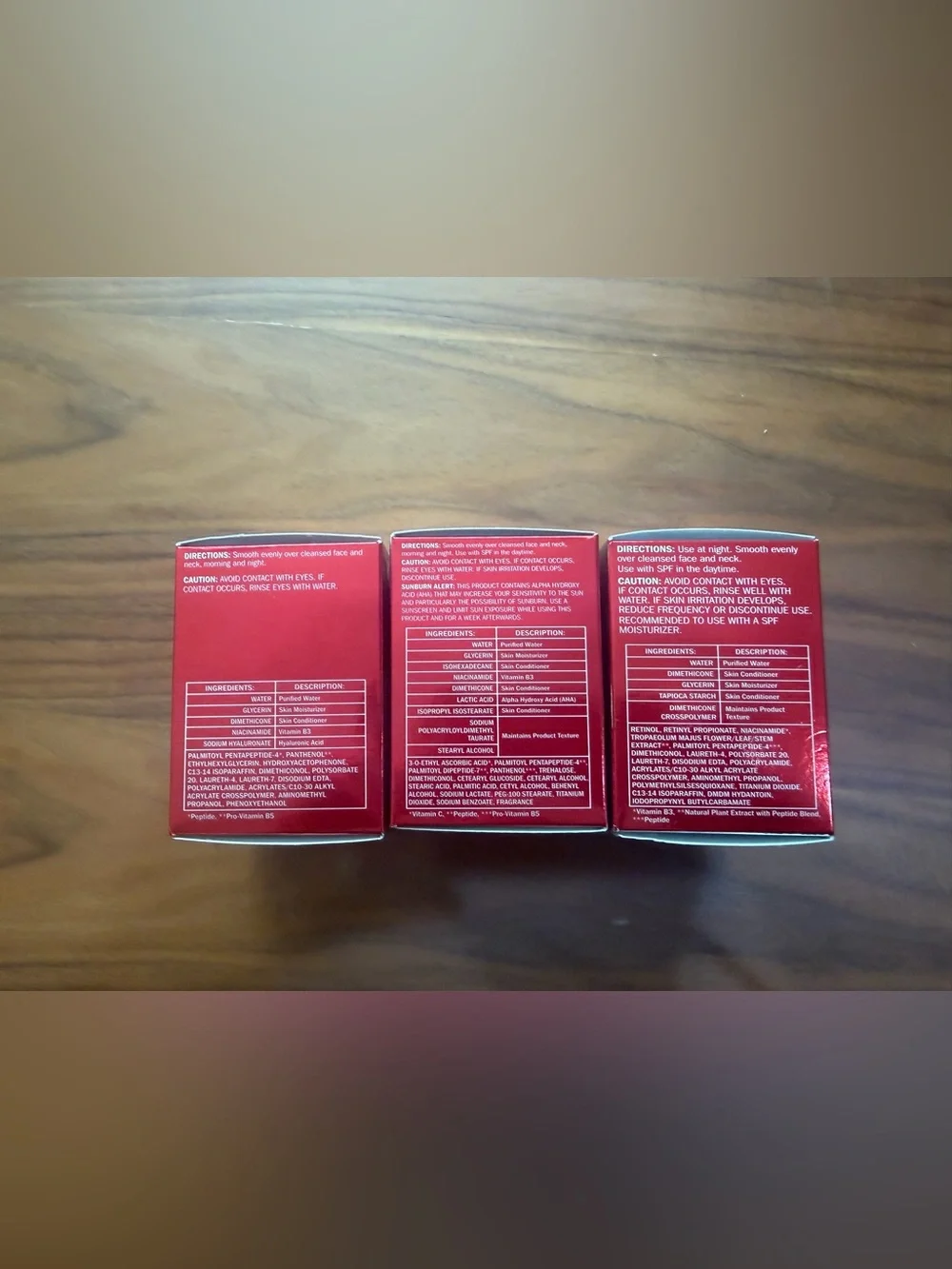 OLAY Regenerist Trio – Blue & Yellow Creams Visible